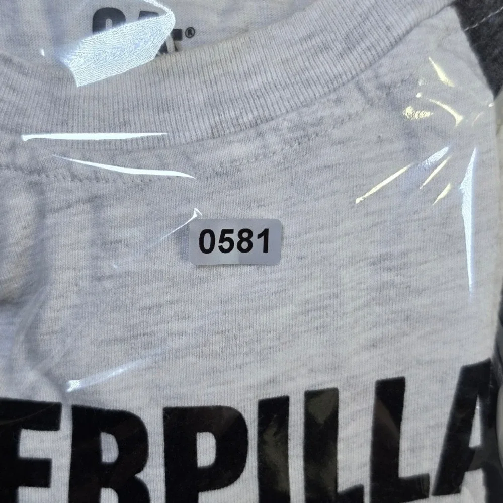 Caterpillar Boys 2-Piece Shirt and Pants Set Gray Black Construction Size 6